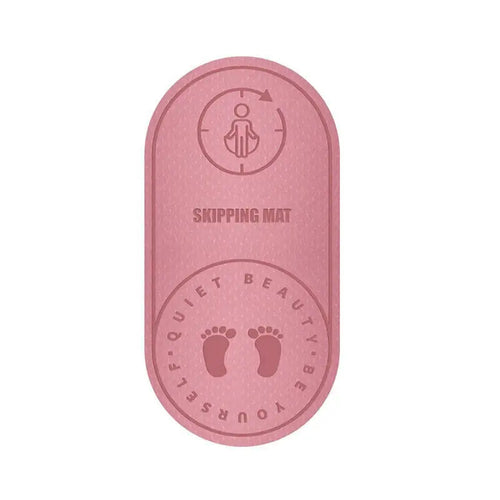Anti-Noise Jump Rope Mat Tpe Non-Slip Exercise Yoga Mat Home Gym Shock Absorption Pad Portable Outdoor Fitness Accessories