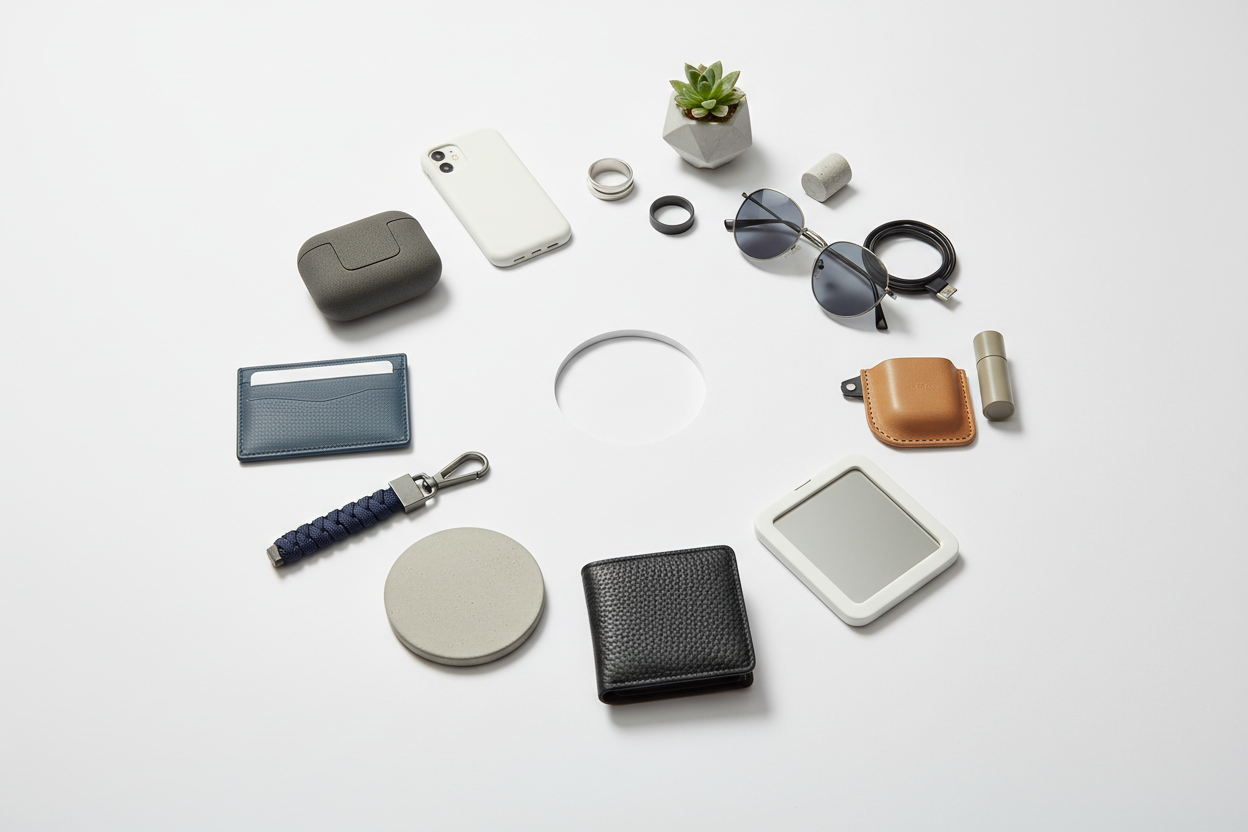 eher kleinigkeiuten kein schal zb airpodshüllen, halt trend sachen